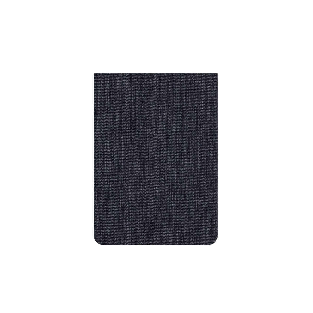 Ein Ledger Flex Wallet. Es ist ein dunkelblaues, strukturiertes Gewebe.
