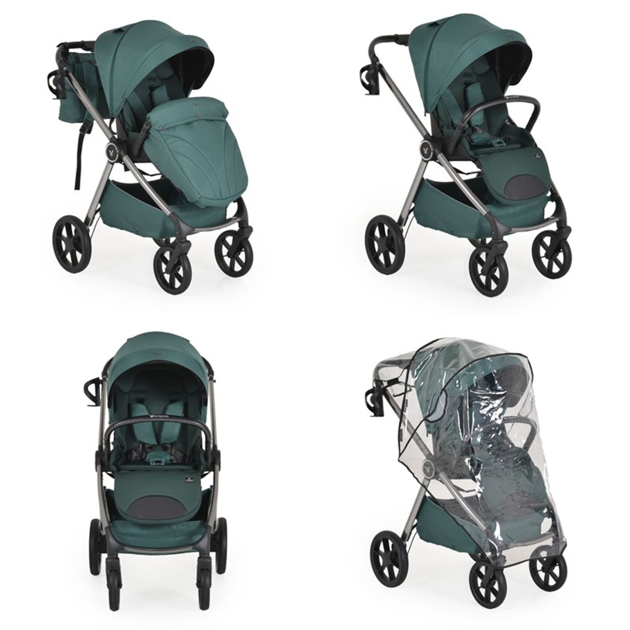CANGAROO Unique 3 in 1 Kinderwagen grn | SATURN