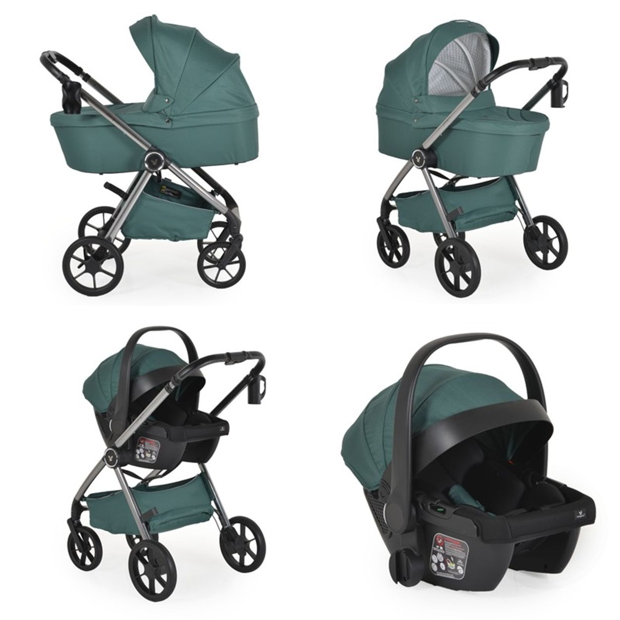 CANGAROO Unique 3 in 1 Kinderwagen grn | SATURN