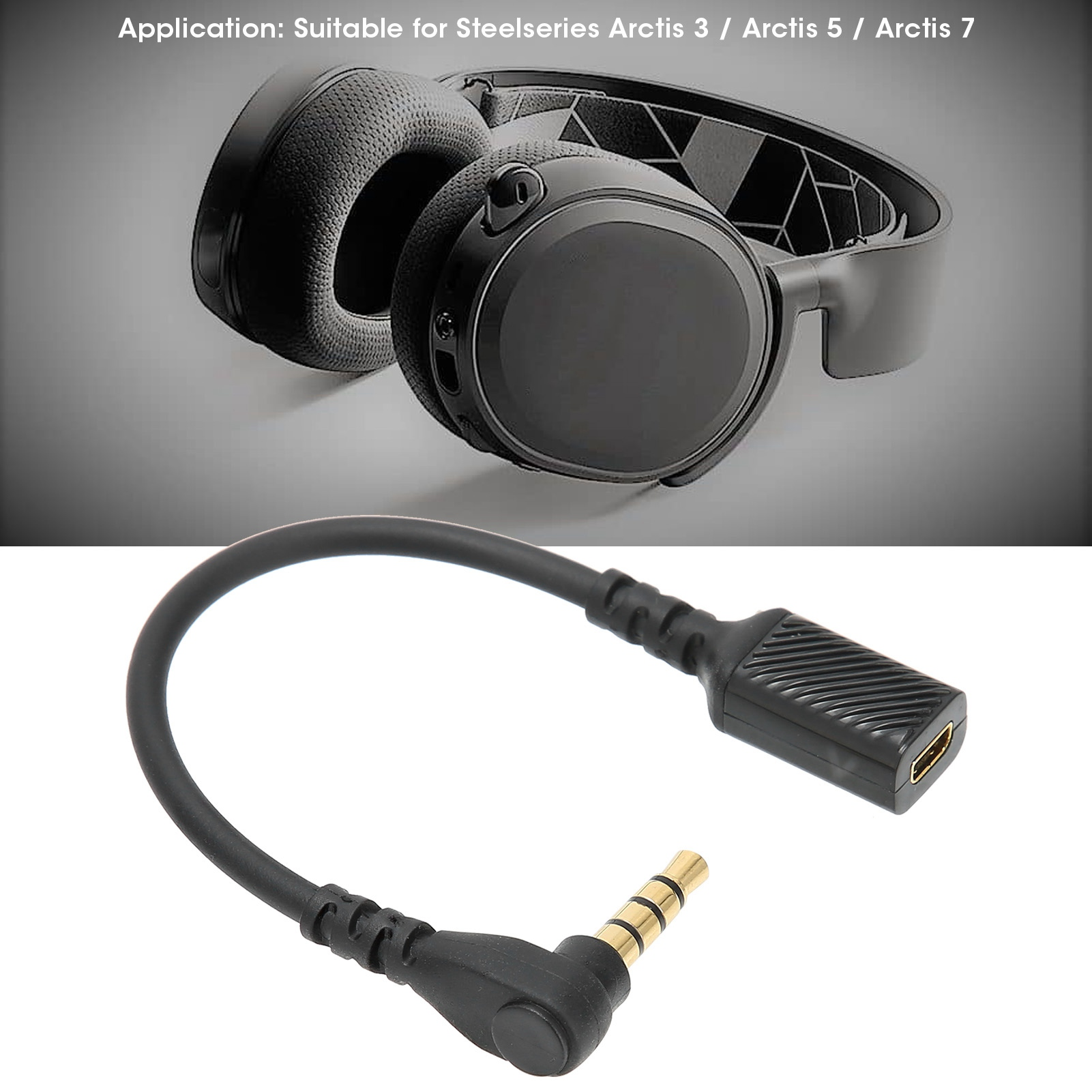 Kopfhörer mit Kabel und Stecker für Steelseries Arctis Headsets.