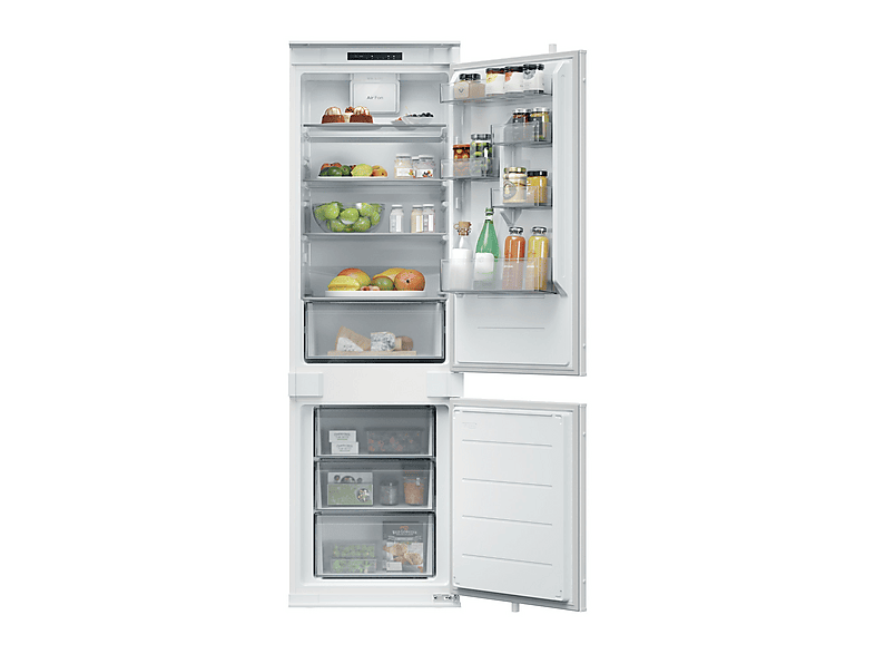 Frigorífico combi integrable - CANDY CNBQL3518EV, Low Frost, Altura 177,20 cm, Capacidad 268 l, Blanco