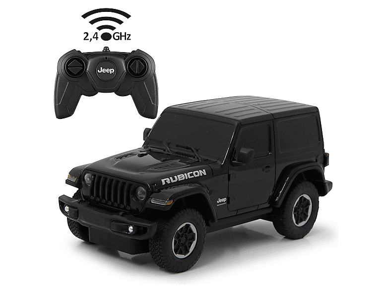Jamara Jeep Wrangler JL 1:14 – 2,4 GHz – Officielle – Portes Manuelles, LED, Intérieur Détaillé – Jusqu'à 11 Km/h