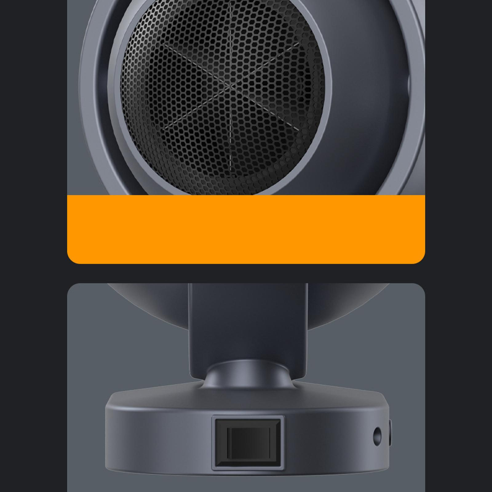 Nahaufnahme einer schwarz-grauen Kamera mit Objektiv und kreisförmigem Grill. Der Hintergrund ist dunkelgrau.