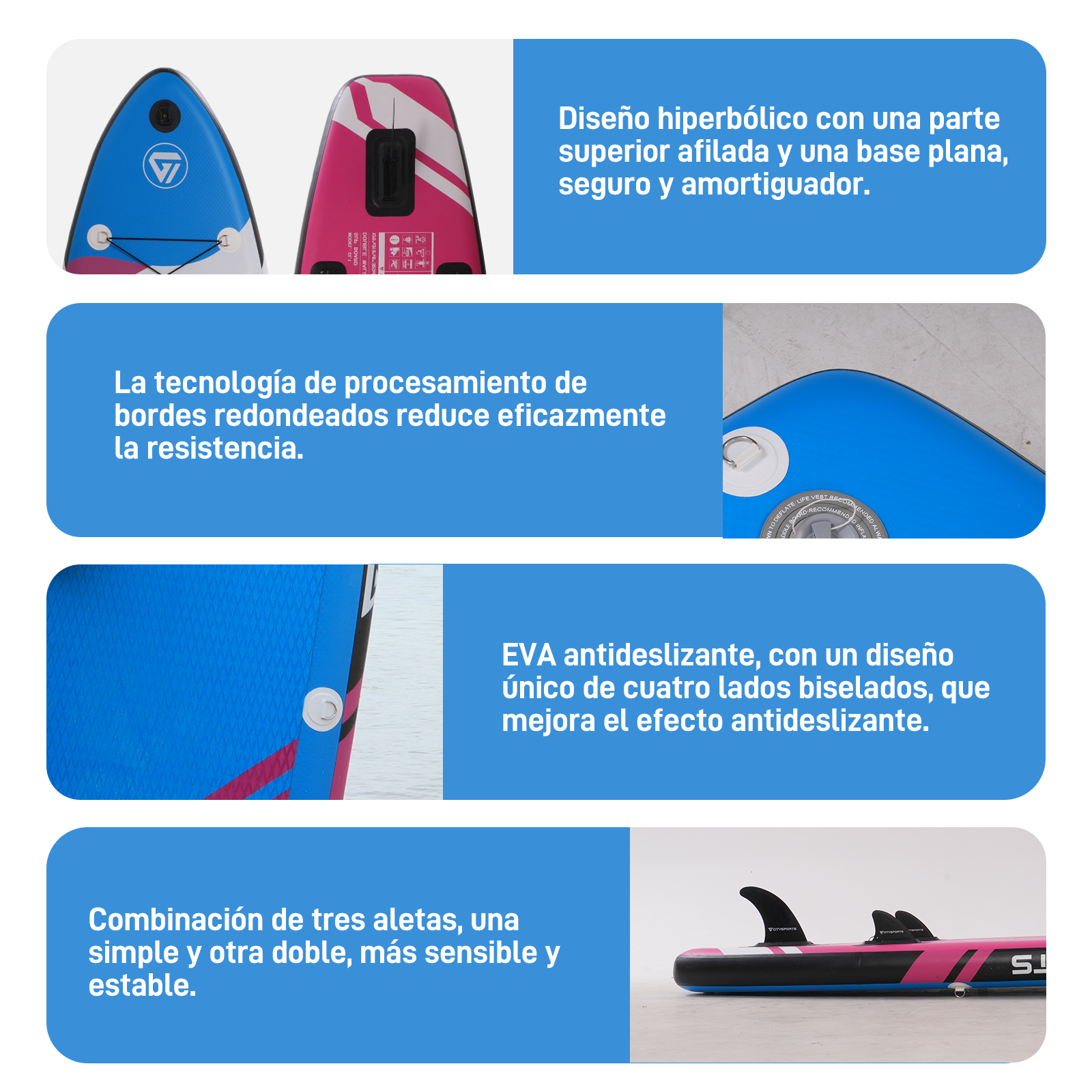 Tabla paddle surf | CITYSPORTS 320 cm con accesorios completos