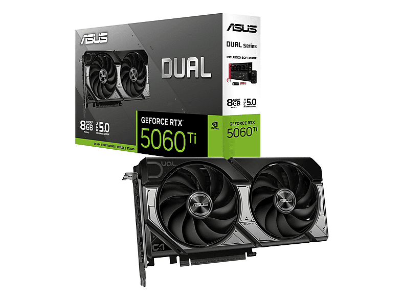 ASUS Dual GDDR7 128 Bit DLSS 4 GeForce RTX™ 5060 Ti 8 GB Ekran Kartı