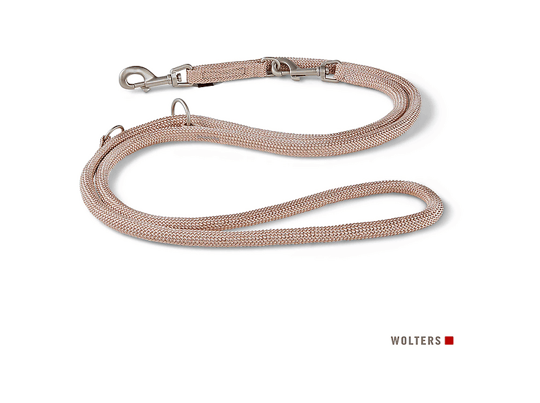 Wolters Cat&Dog Professional Führleine Größe M – 200 Cm Länge, 15 Mm Breite, Tabac-Farbe | Robust & Weich, Mit Verstellbarem Gurt