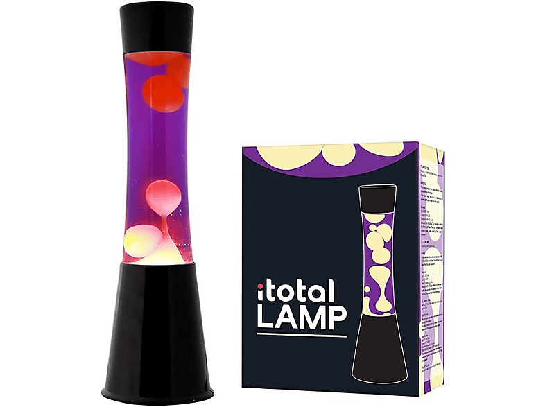 Magma Lamp 40 Cm I-TOTAL Lavalamp 40 Cm - Retro Design Met Blauw/groene Was, Hypnotisch Sfeerlicht Voor Woonkamer Of Slaapkamer Retro Sfeerlamp