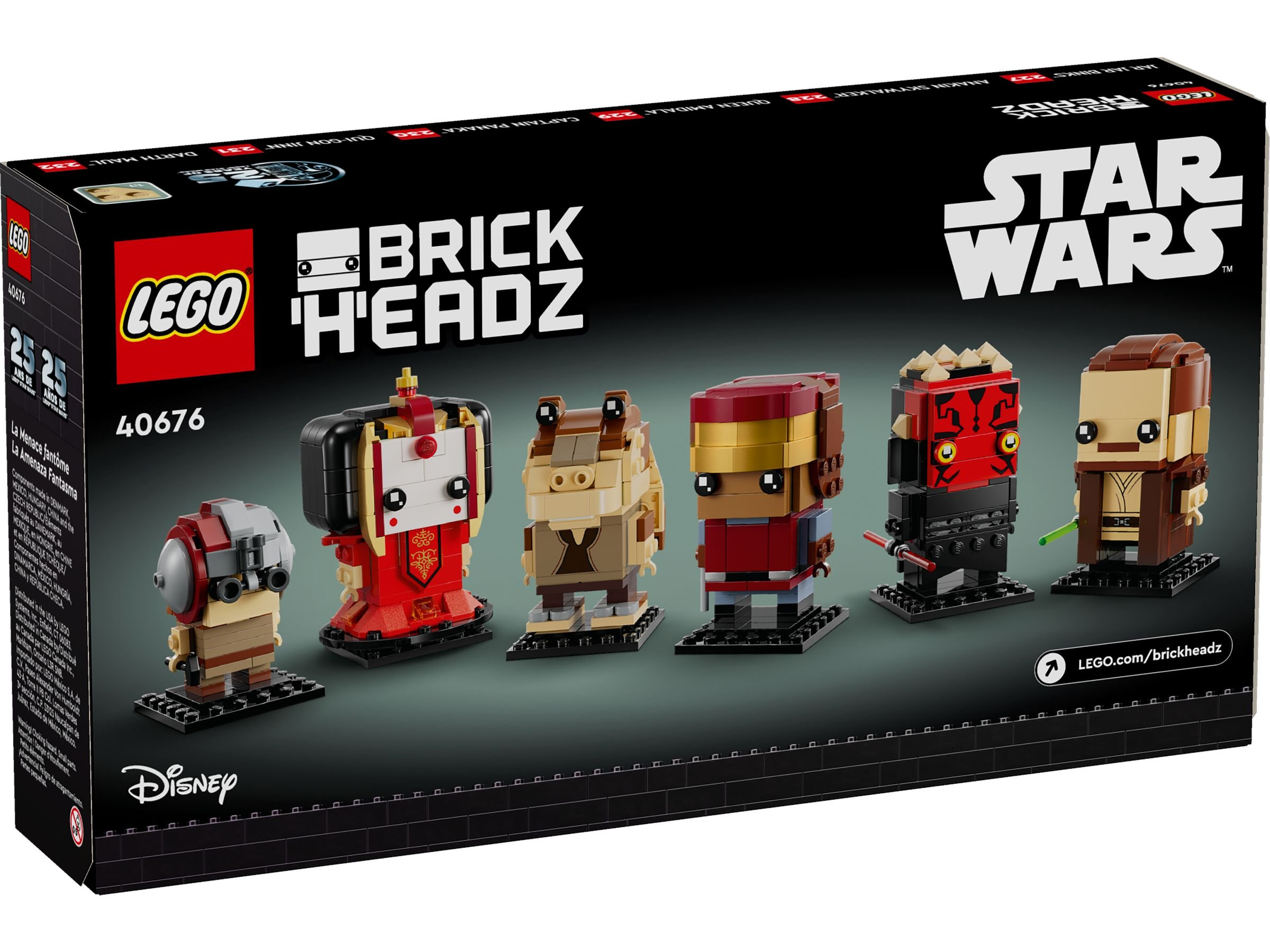 LEGO BrickHeadz Box-Set. Enthält mehrere Star Wars Charaktere als Ziegelfiguren.