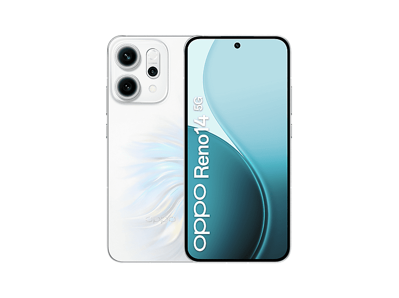 Oppo reno14 5g スマートフォン本体 OPPO 14 5G Reno14 5G 512 GB Opal White Dual SIM | MediaMarkt