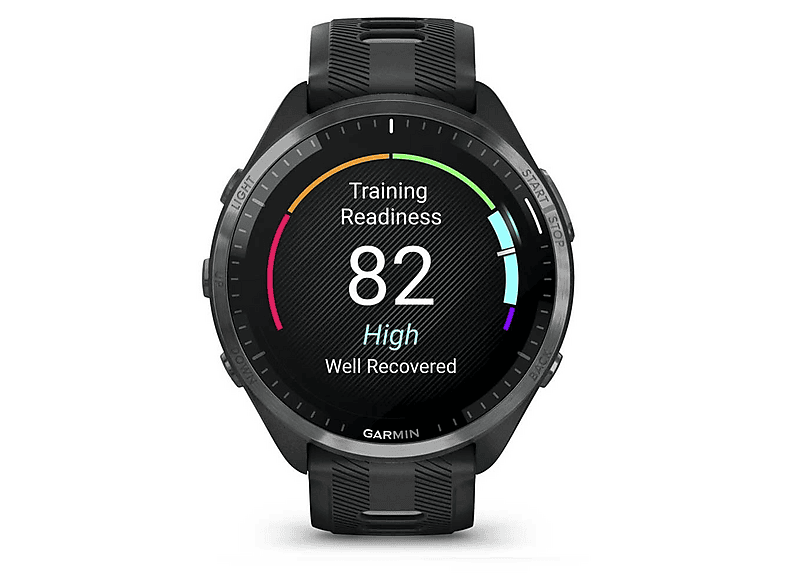 GARMIN Forerunner 965 Smartwatch Titan Silikon, Universalgröße, schwarz