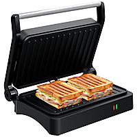 MediaMarkt KITCHENBROTHERS KB4177 - Contactgrill - 1200W Tosti-Apparaat Zwart aanbieding