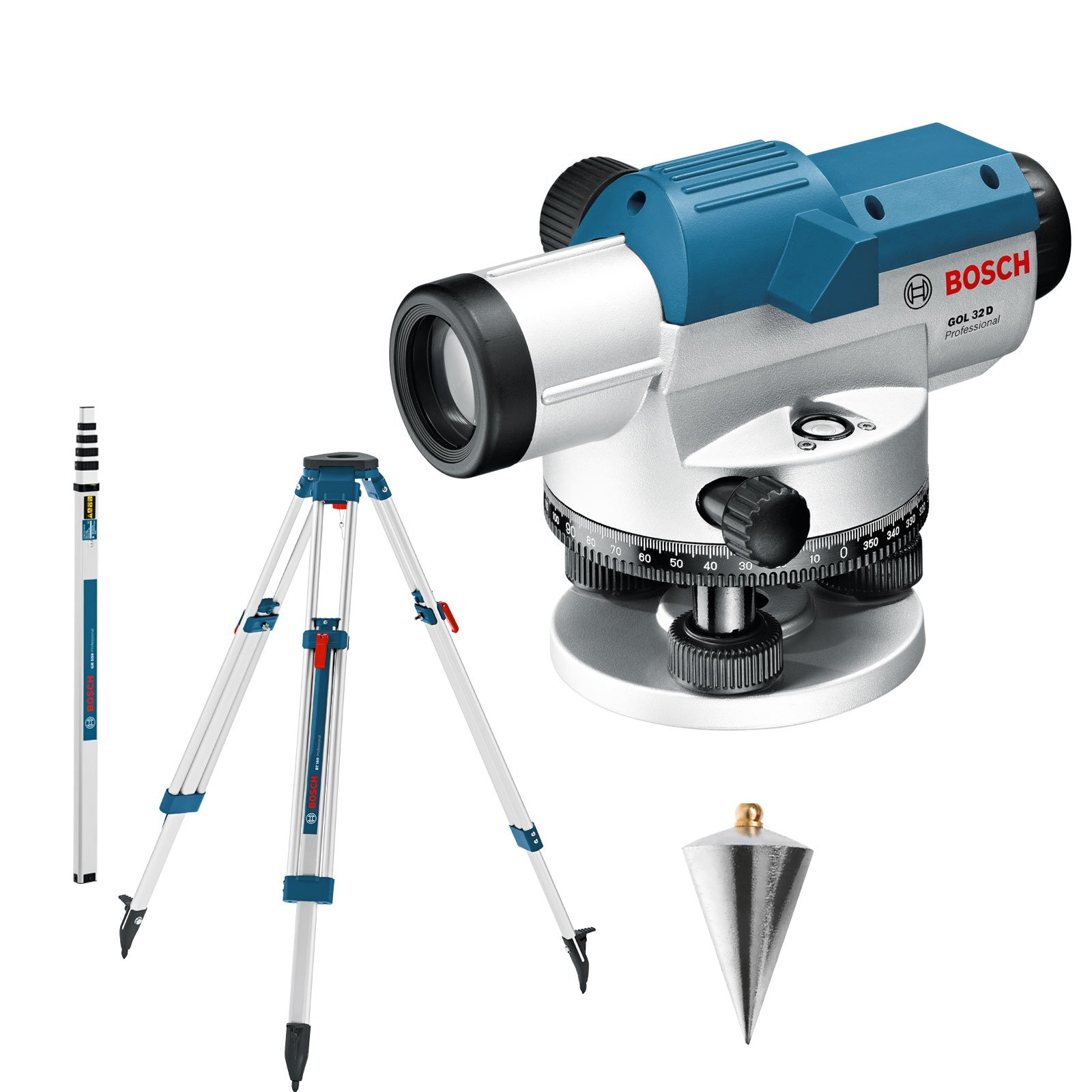 BOSCH GOL 32 D + BT 160 + GR 500 Mira Ölçüm Cihazı