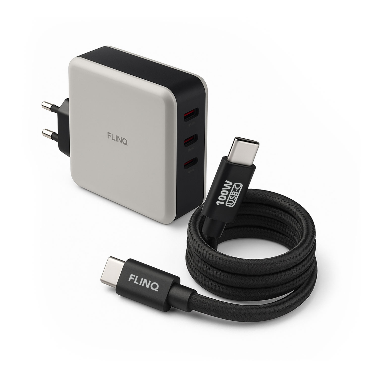 Panlouting USB Typ C Ladeadapter | Gelbe Quadratische Slim Tip USB-C 5-20V 100W | PD Schnellladung | Für Lenovo Thinkpad Laptop X1 Yoga, X1 Carbon, T-Serie, Z-Serie, X-Serie, E-Serie, L-Serie