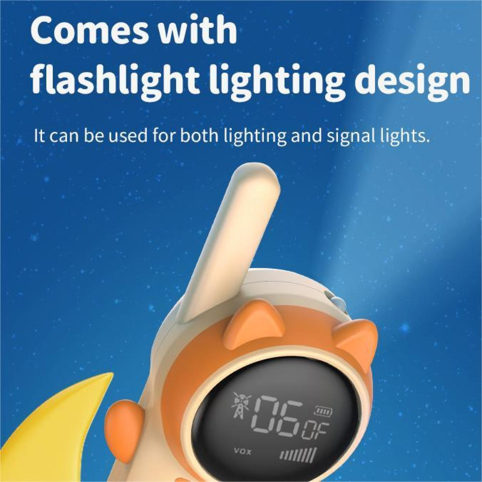 Ein orange-weißes Gerät mit Digitalanzeige. Es hat ein Taschenlampendesign und wird für Licht- und Signallichter verwendet.