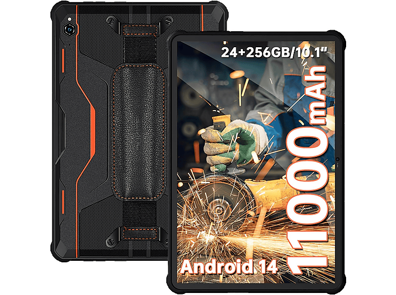 OUKITEL RT9, Tablet, 256 GB, 10,1 Zoll, Orange