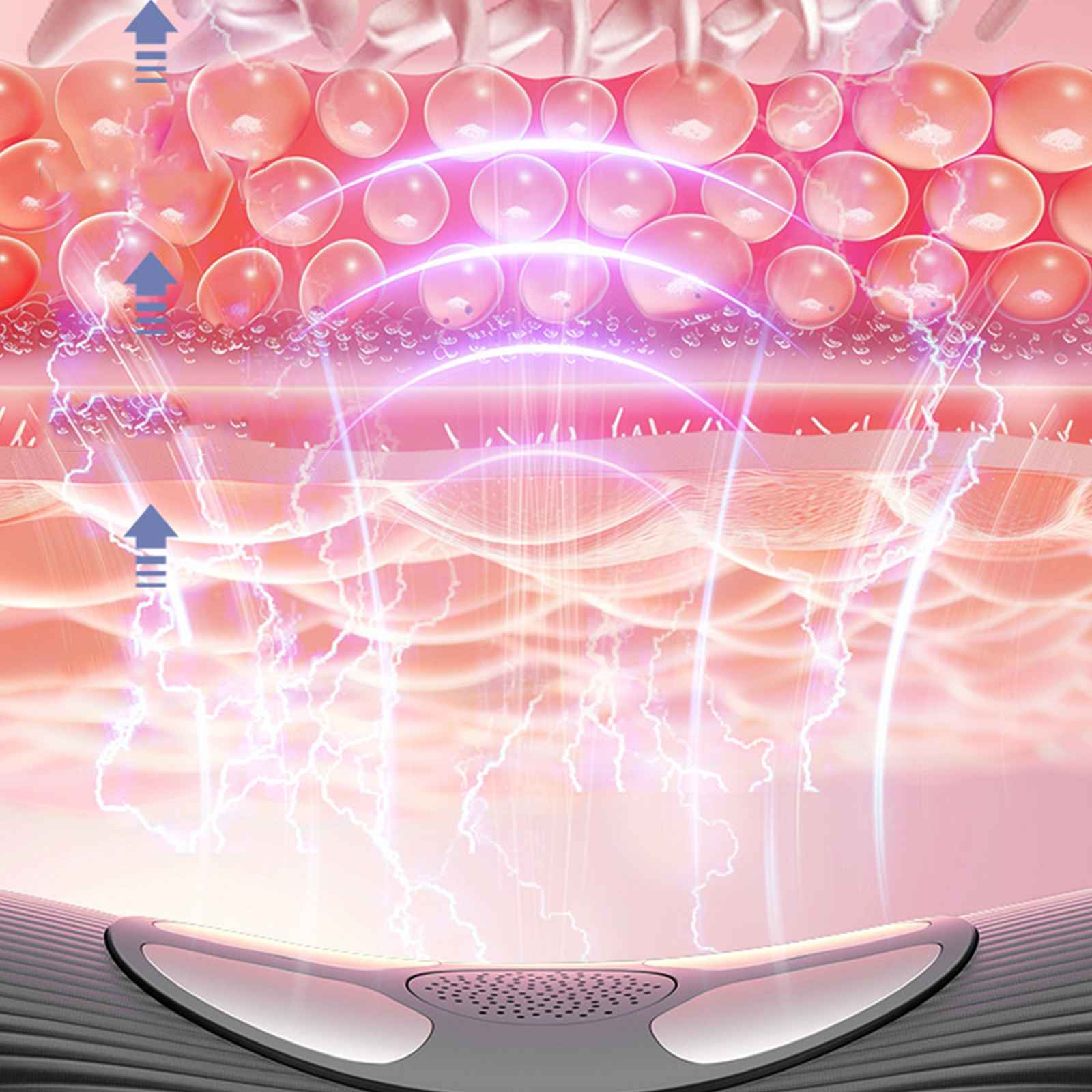 BYTELIKE Einstellbar Wärmefunktion Vibration Massagegerät