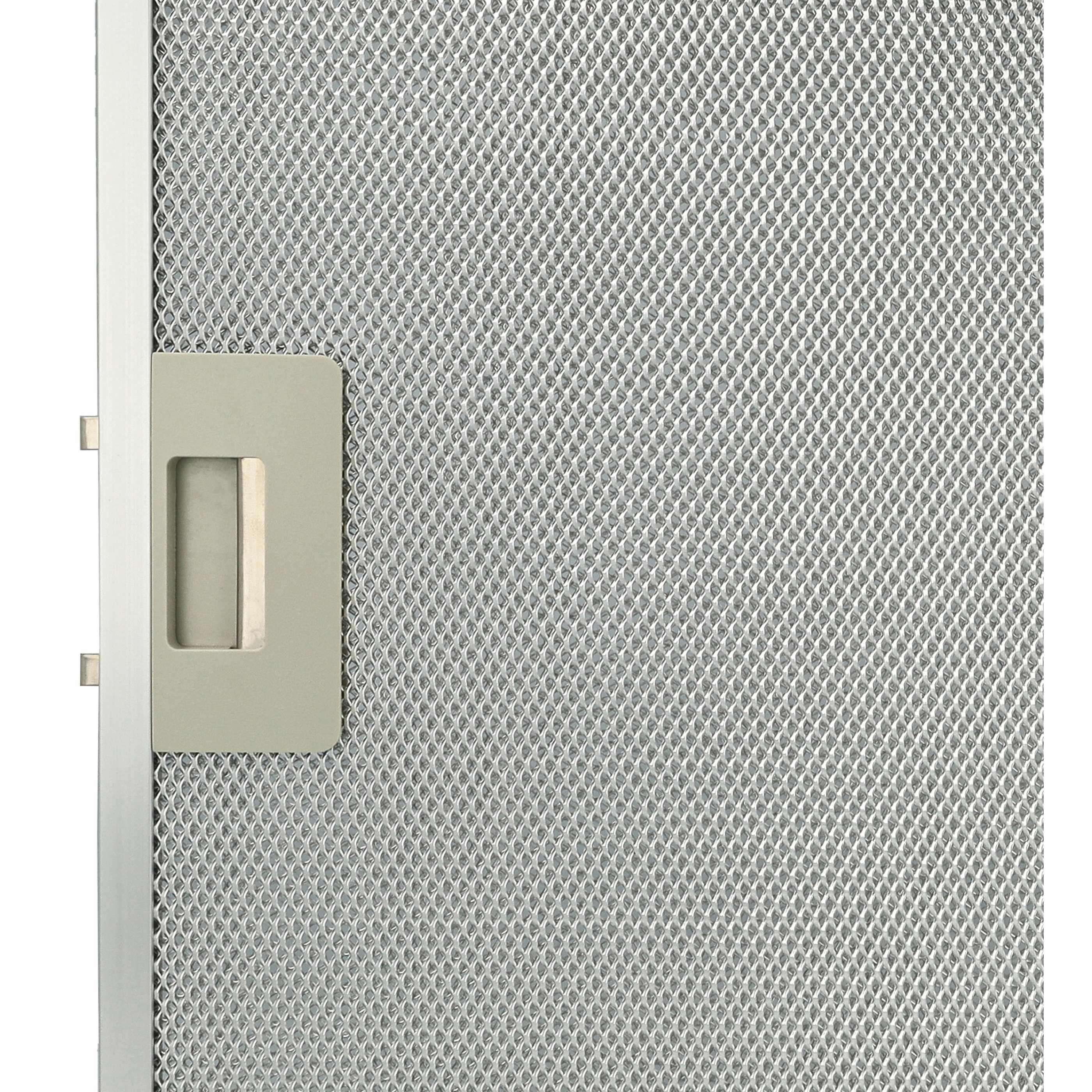 Nahaufnahme eines Metallmaschenfilters mit Griff. Das Netz ist silberfarben, der Griff hellgrau.