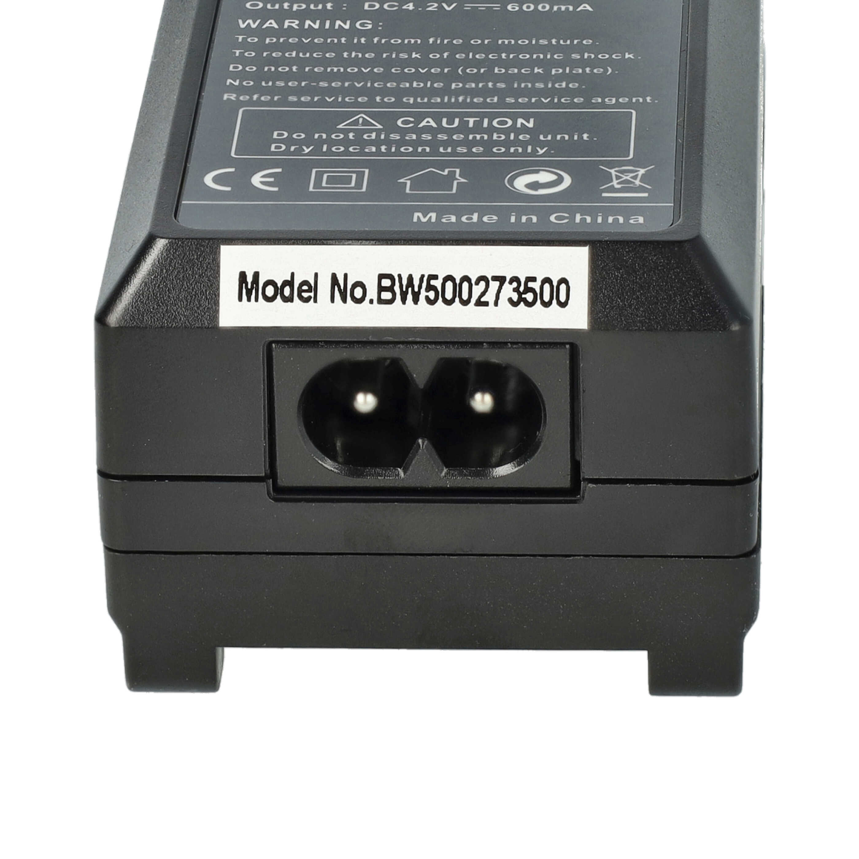 Ein schwarzes Netzteil mit der Modellnummer BW500273500 und einem zweipoligen Stromeingang.