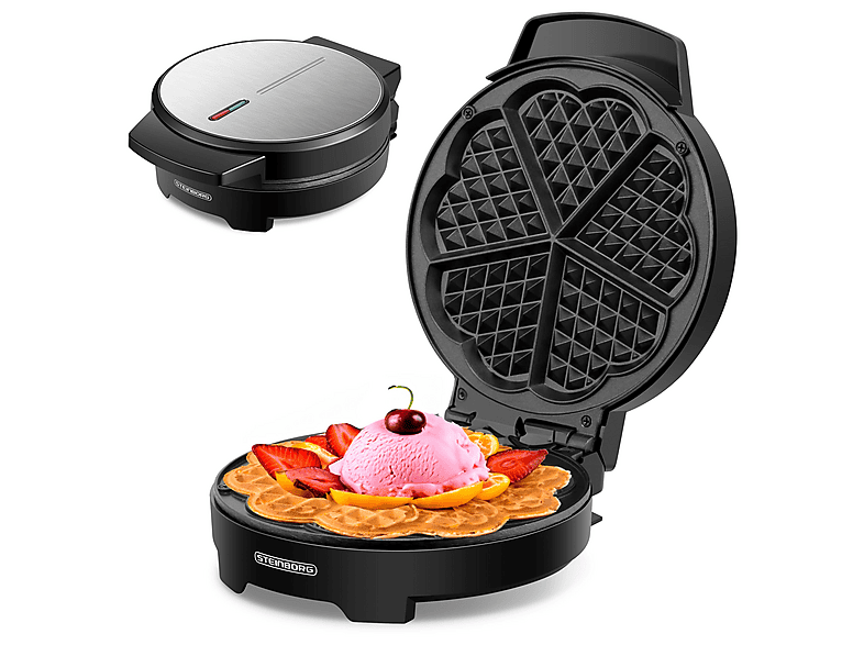 STEINBORG SB-2050 Waffeleisen schwarz