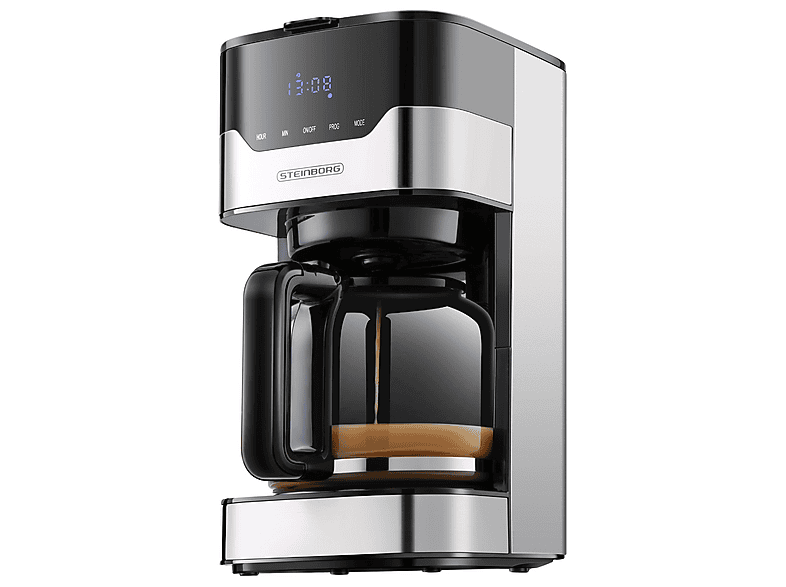 STEINBORG SB-6050 Kaffeemaschine Edelstahl/Schwarz
