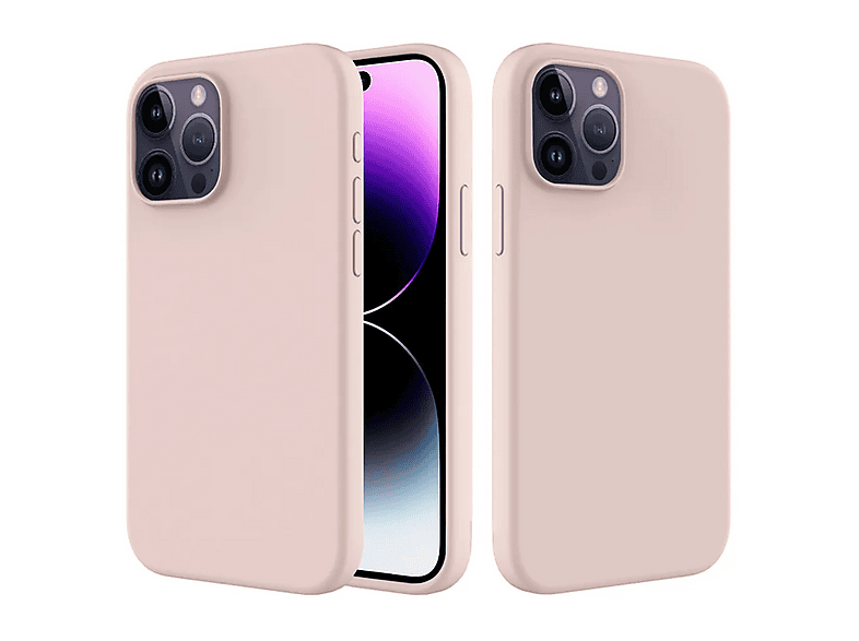 MOBYDEFEND Matte Silikon Schutzhülle, Backcover, Apple, iPhone 14 Pro ...