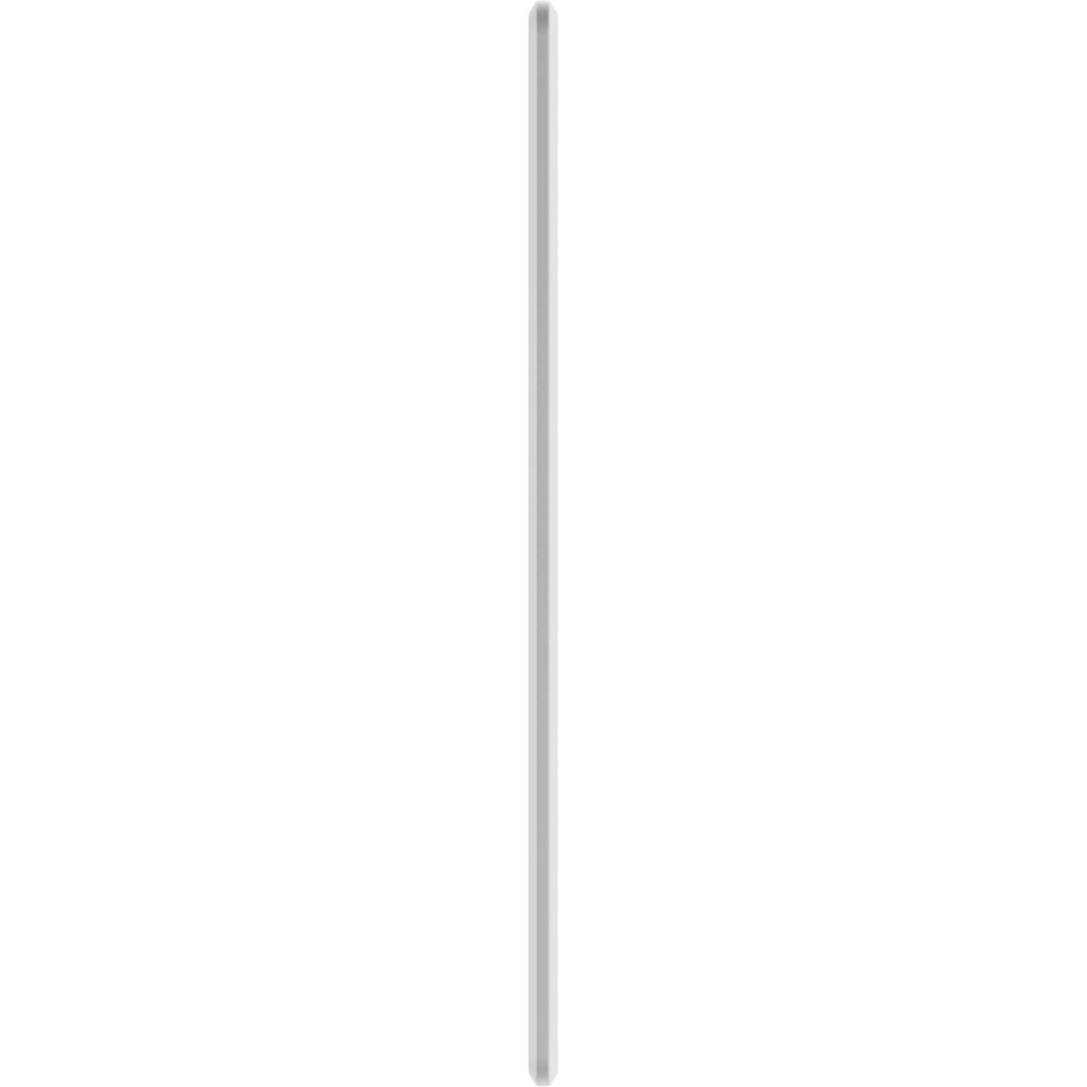 A white, vertical, slim rectangular shape against a white background. The shape has slightly rounded edges.