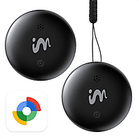 MediaMarkt IMOSHION 2-Pack Android Tracker - Geschikt voor Android Find My Device - Bluetooth tracker Zwart aanbieding