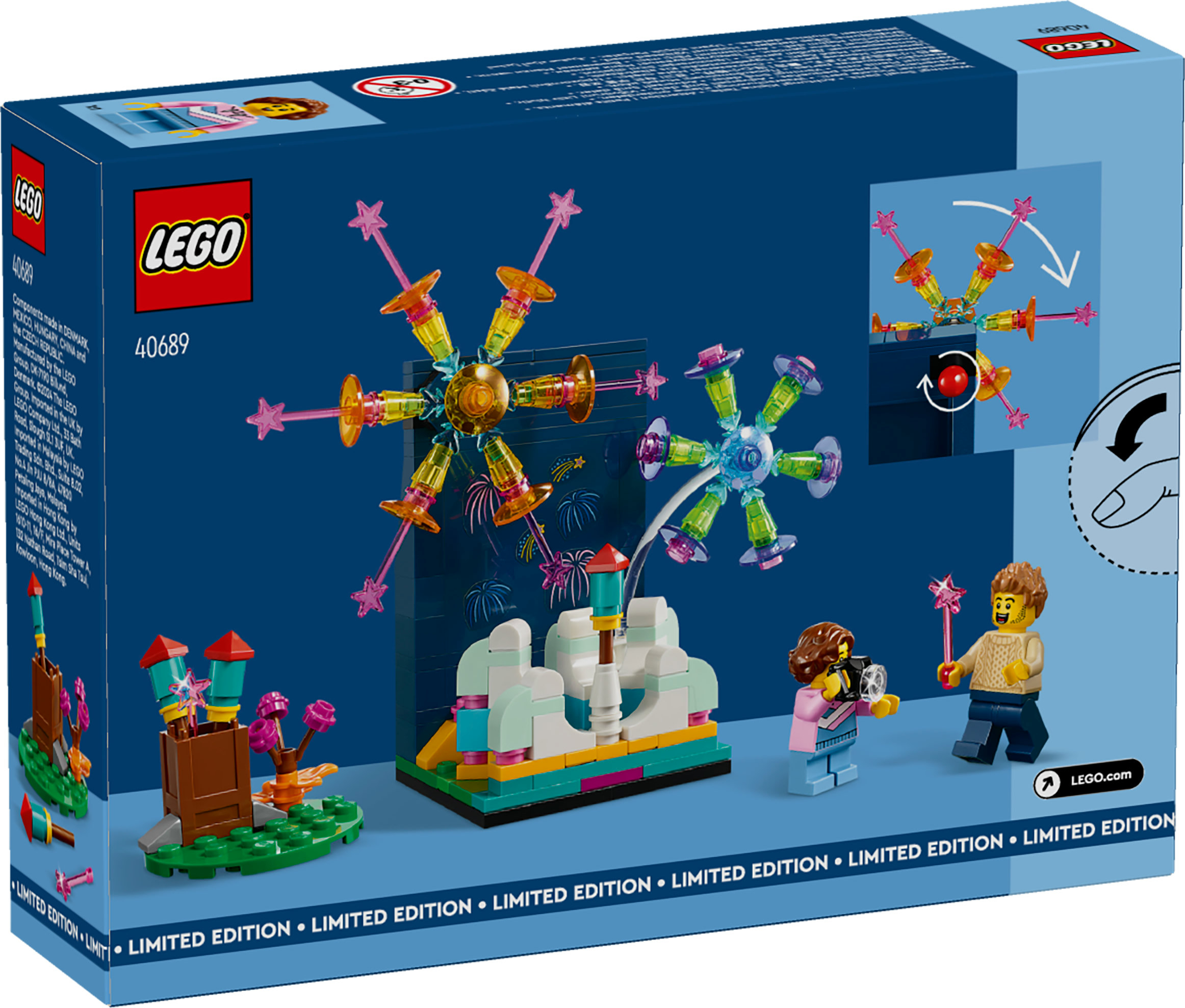 LEGO-Box-Art zeigt ein Riesenrad, Feuerwerk und LEGO-Figuren. Der Text „Limited Edition“ befindet sich am unteren Rand.