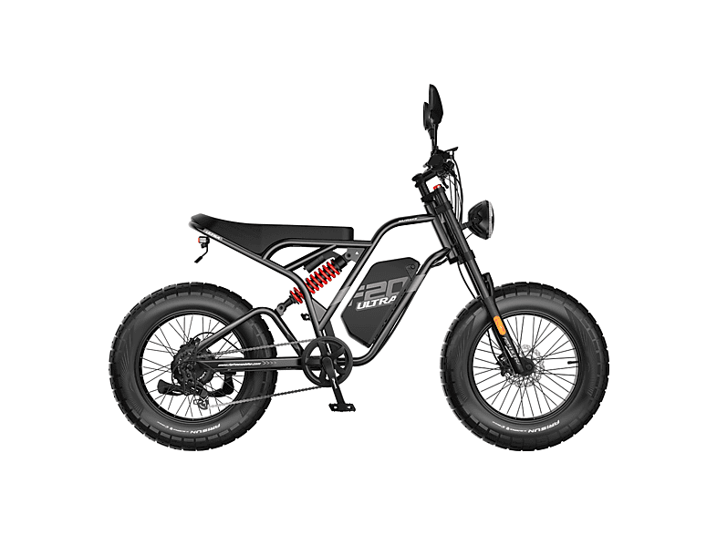 FAFREES F20 Ultra Citybike (Laufradgröße: 20 Zoll, Unisex-Rad, 1200 Wh, Schwarz)