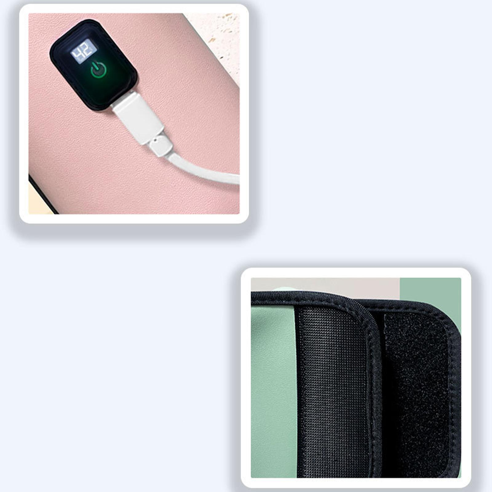 Ein schwarzes Gerät mit digitaler Anzeige '42' und einem Stromsymbol, verbunden mit einem weißen Kabel mit rosa Oberfläche.