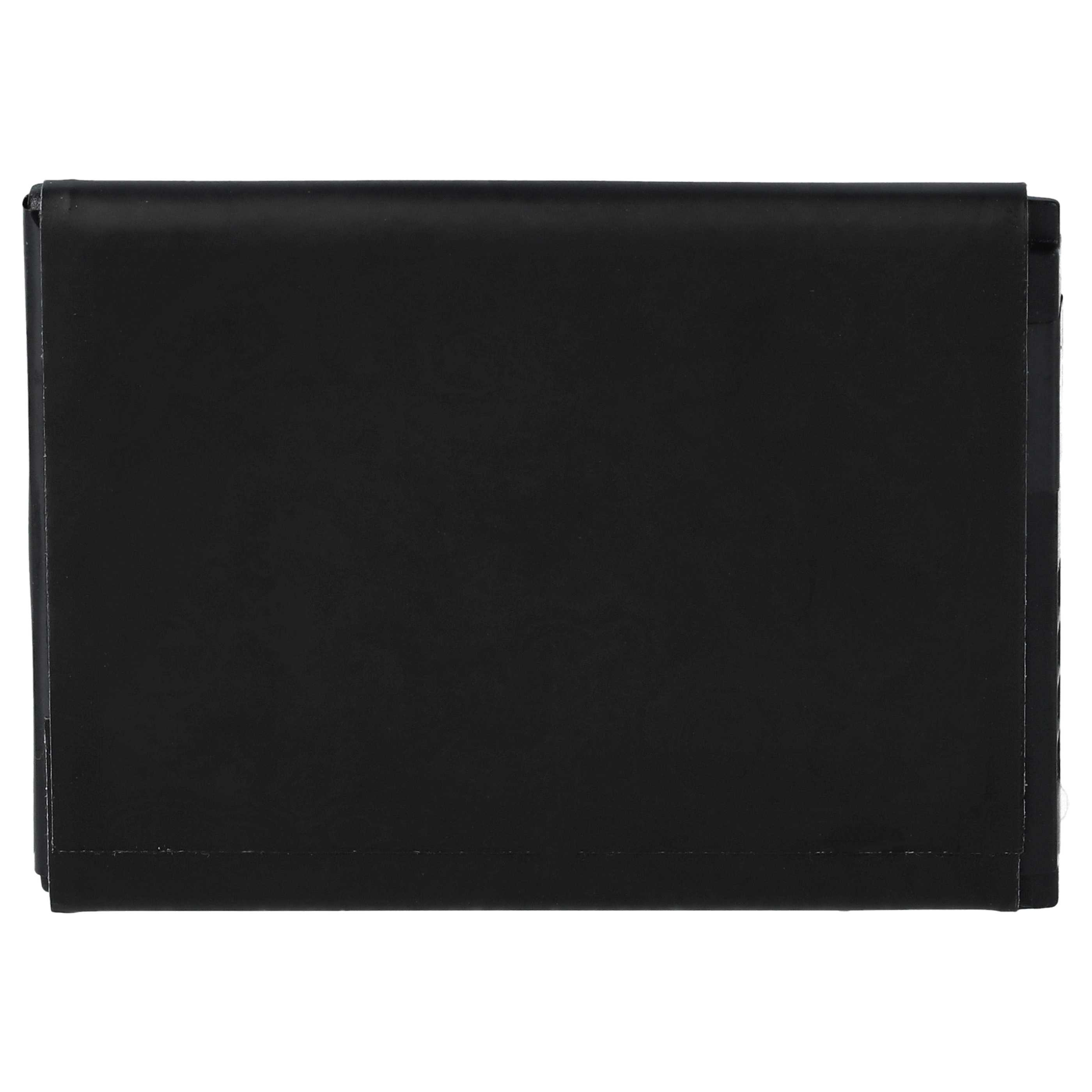 Eine geschlossene, schwarze Brieftasche ist zentriert, vor einem weißen Hintergrund. Die Brieftasche hat eine leicht strukturierte Oberfläche.