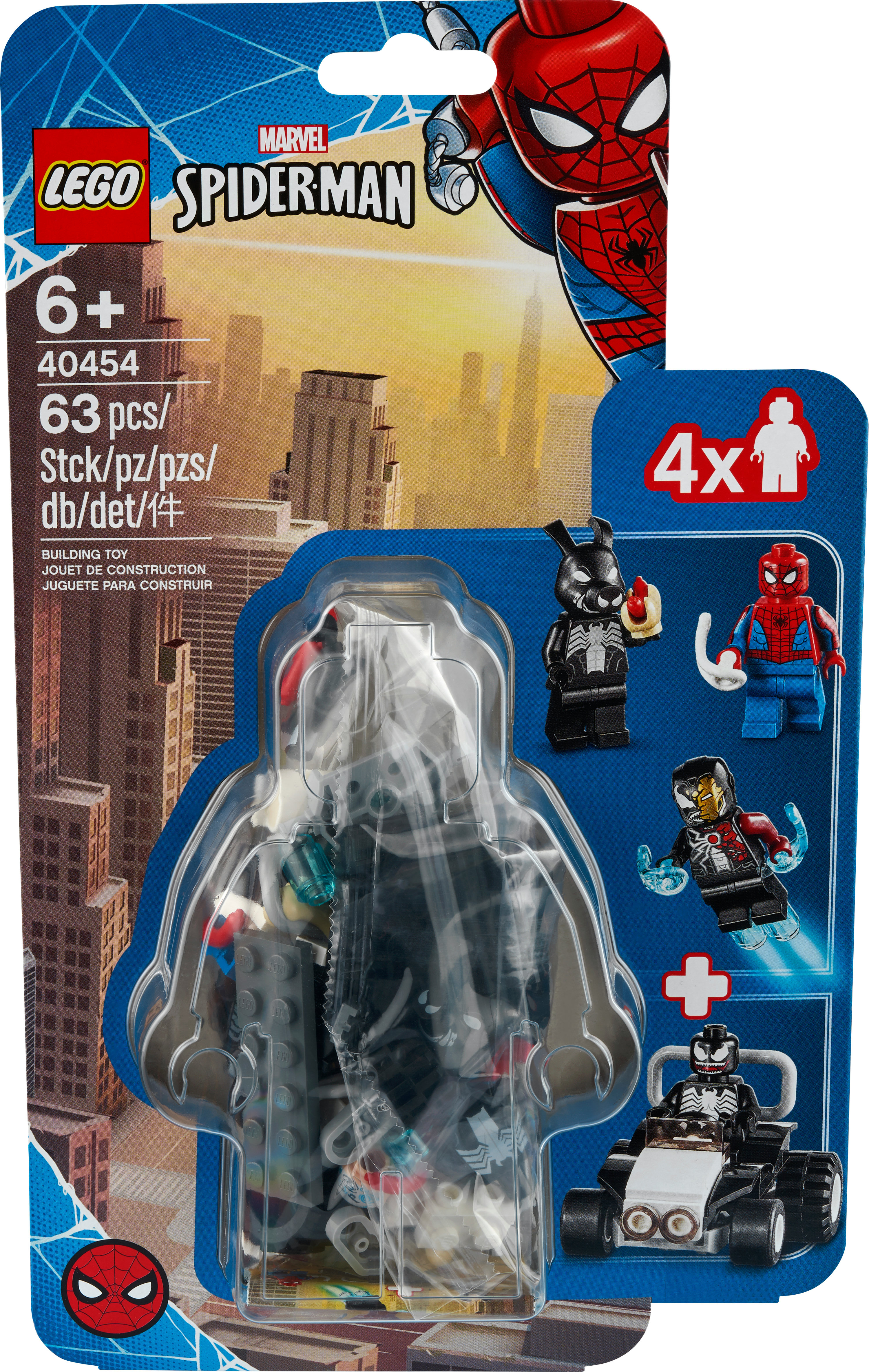 LEGO Marvel Örümcek Adam, Venom ve Iron Venom'a Karşı 40454