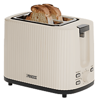 MediaMarkt PRINCESS 01.142337.01.001 Toaster Beige aanbieding