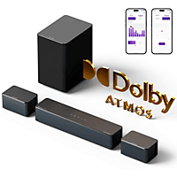 MediaMarkt ULTIMEA Poseidon D60 - 5.1 Soundbar met Dolby Atmos en APP-Bediening Soundbar Zwart aanbieding