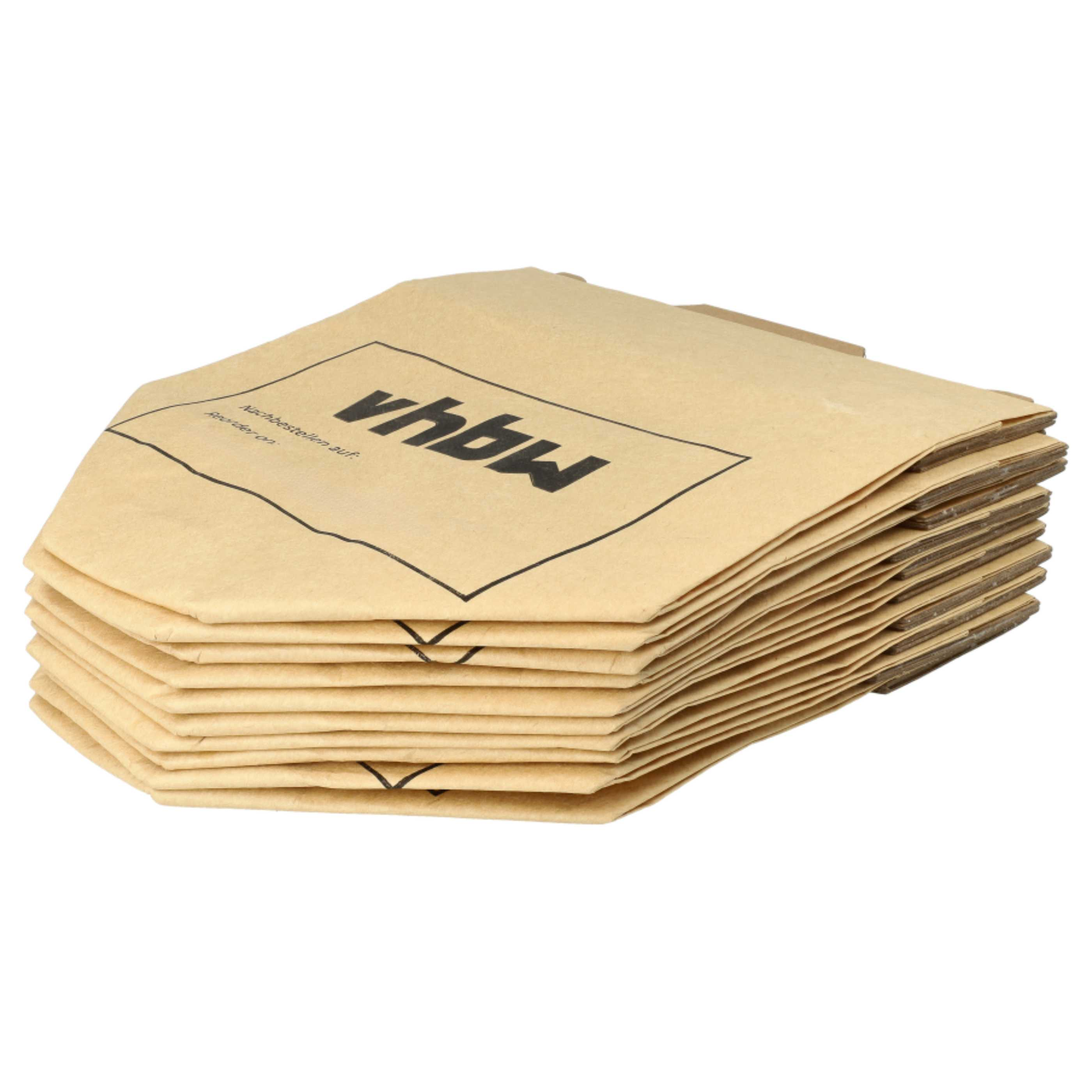 Ein Stapel beigefarbener Papierumschläge mit schwarzem Aufdruck und Logo, vor weißem Hintergrund. Die Umschläge sind leicht geöffnet.