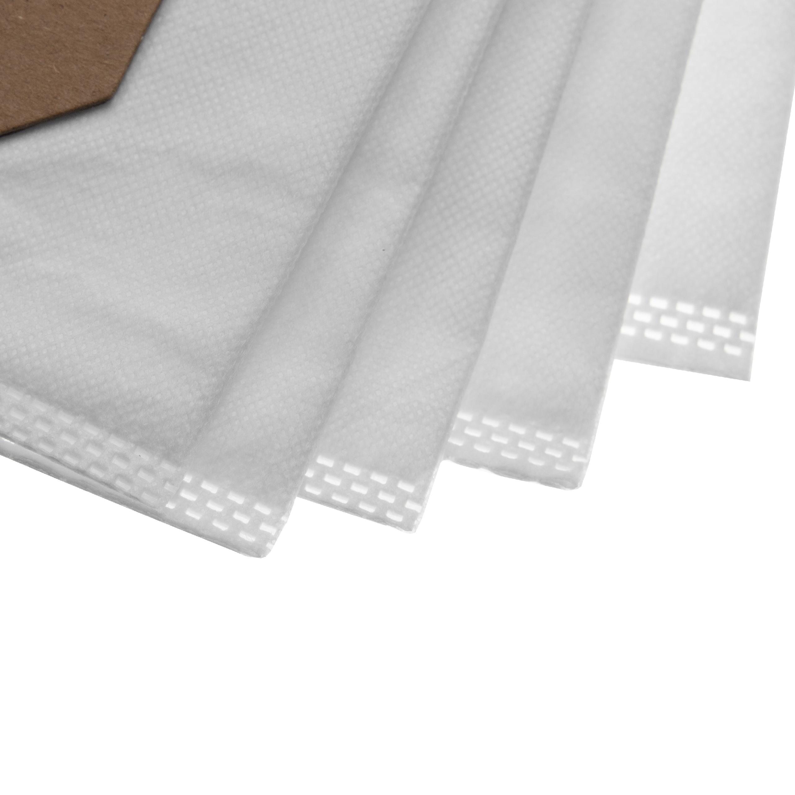 Weißes, gefaltetes Papier mit braunem Rand. Das Papier hat eine strukturierte Oberfläche und befindet sich vor weißem Hintergrund.