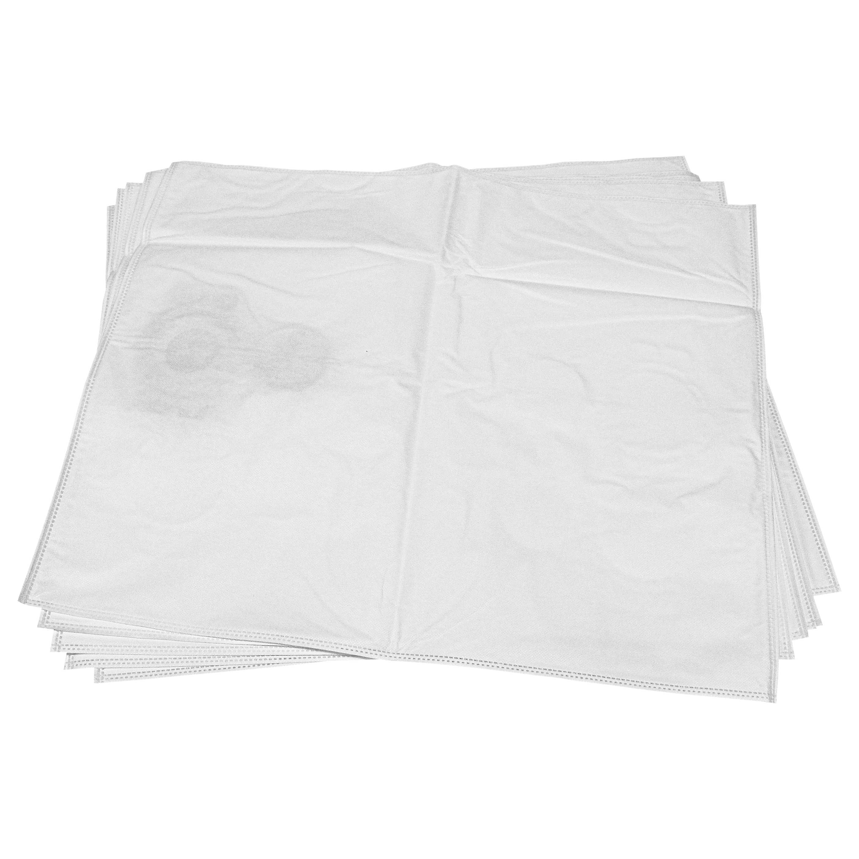 Ein Stapel weißer, quadratischer Stoffbögen auf weißem Hintergrund. Die Bögen haben eine weiche, matte Textur.