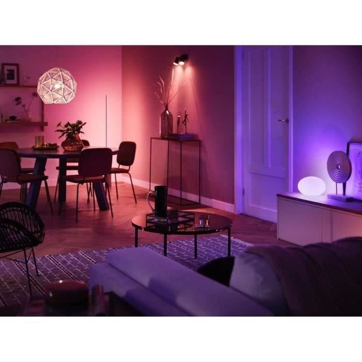 Philips Hue Standaard Lamp 2-Pack - E27 - Duurzame LED Verlichting - Smart Lamp - Warm-Wit Licht - Dimbaar - Verbind met Bluetooth of Hue Bridge - Werkt met Alexa en Google