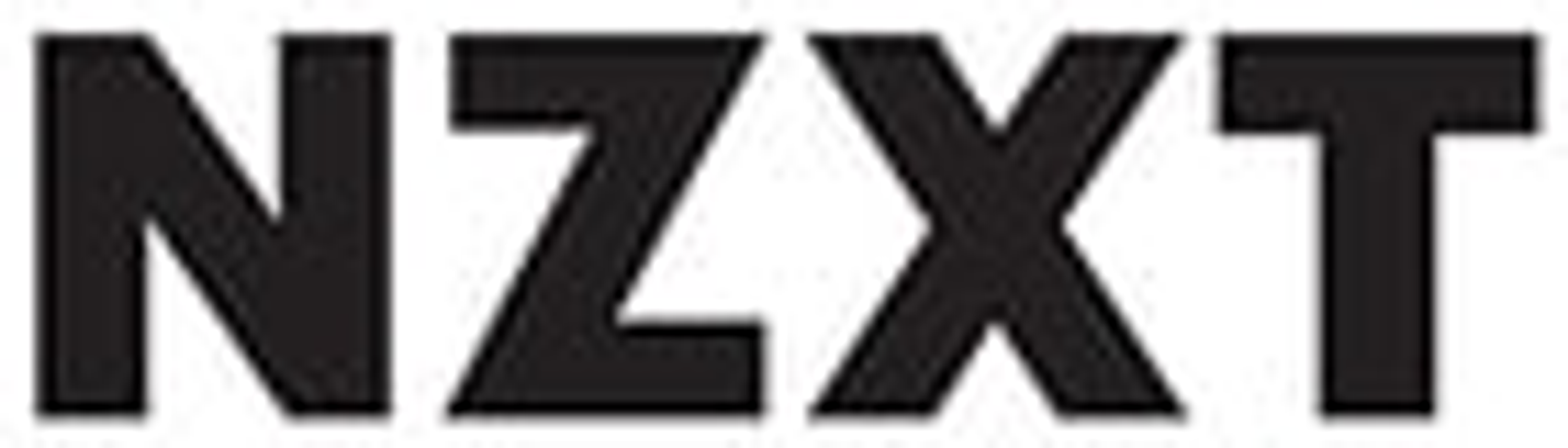 The word NZXT in bold black letters on a white background. The letters are sans-serif.