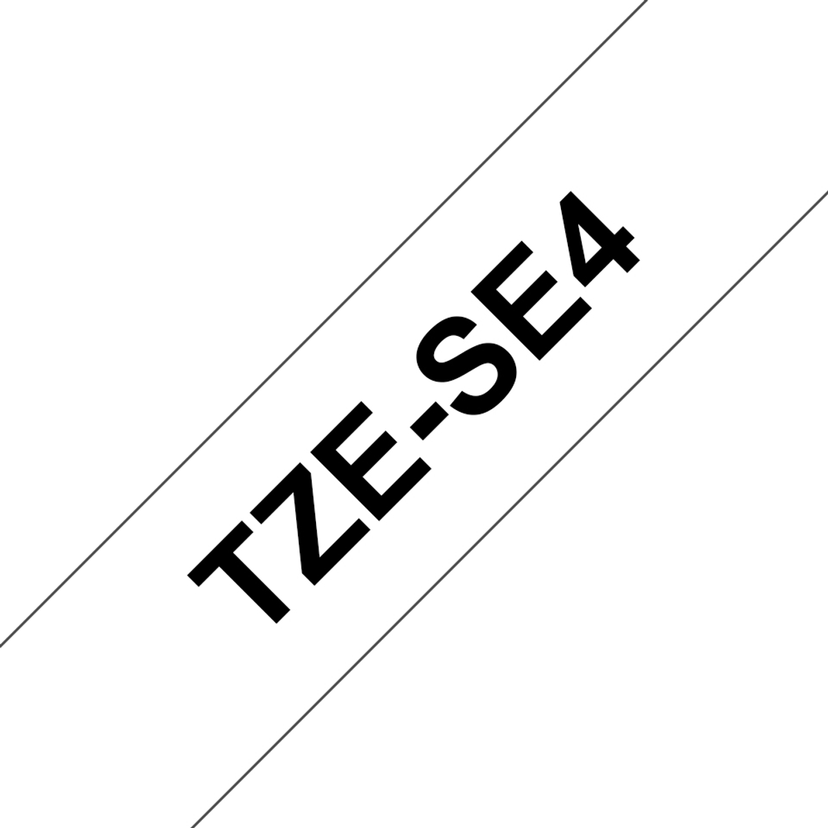 Ein weißer Hintergrund mit dem Text "TZE-SE4" in fetter, schwarzer Schrift, diagonal über einem weißen Rechteck.