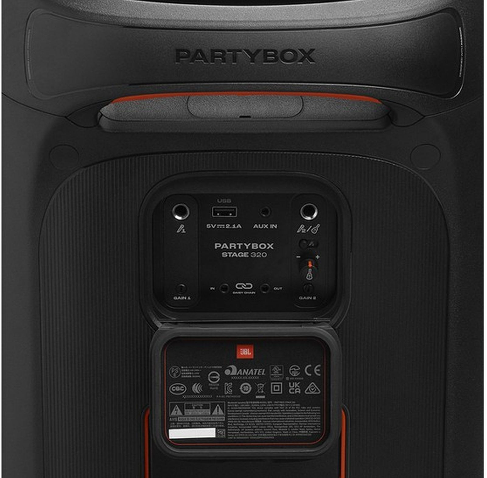 JBL PartyBox STAGE 320 Party Speakers Zwart | MediaMarkt