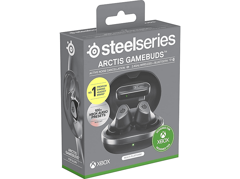 STEELSERIES 61681 ARCTIS GAMEBUDS FOR XBOX, In-ear Kopfhörer