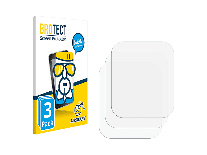 BROTECT 3x klare Glas Schutzfolie (für Naixues Y22)