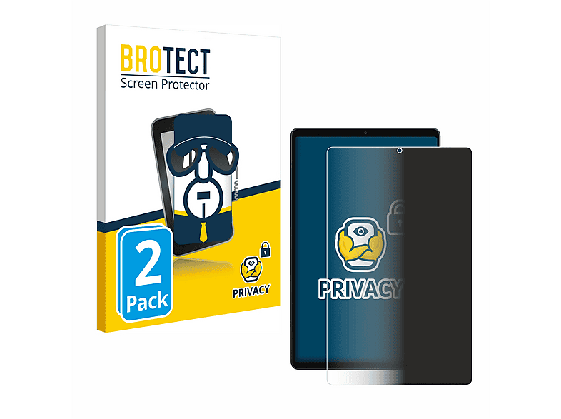 Protection écran Confidentialité Pour Alldocube IPlay 70 Mini Pro - 2 Pièces - Anti-espion, Filtre Lumière Bleue - Made In Germany