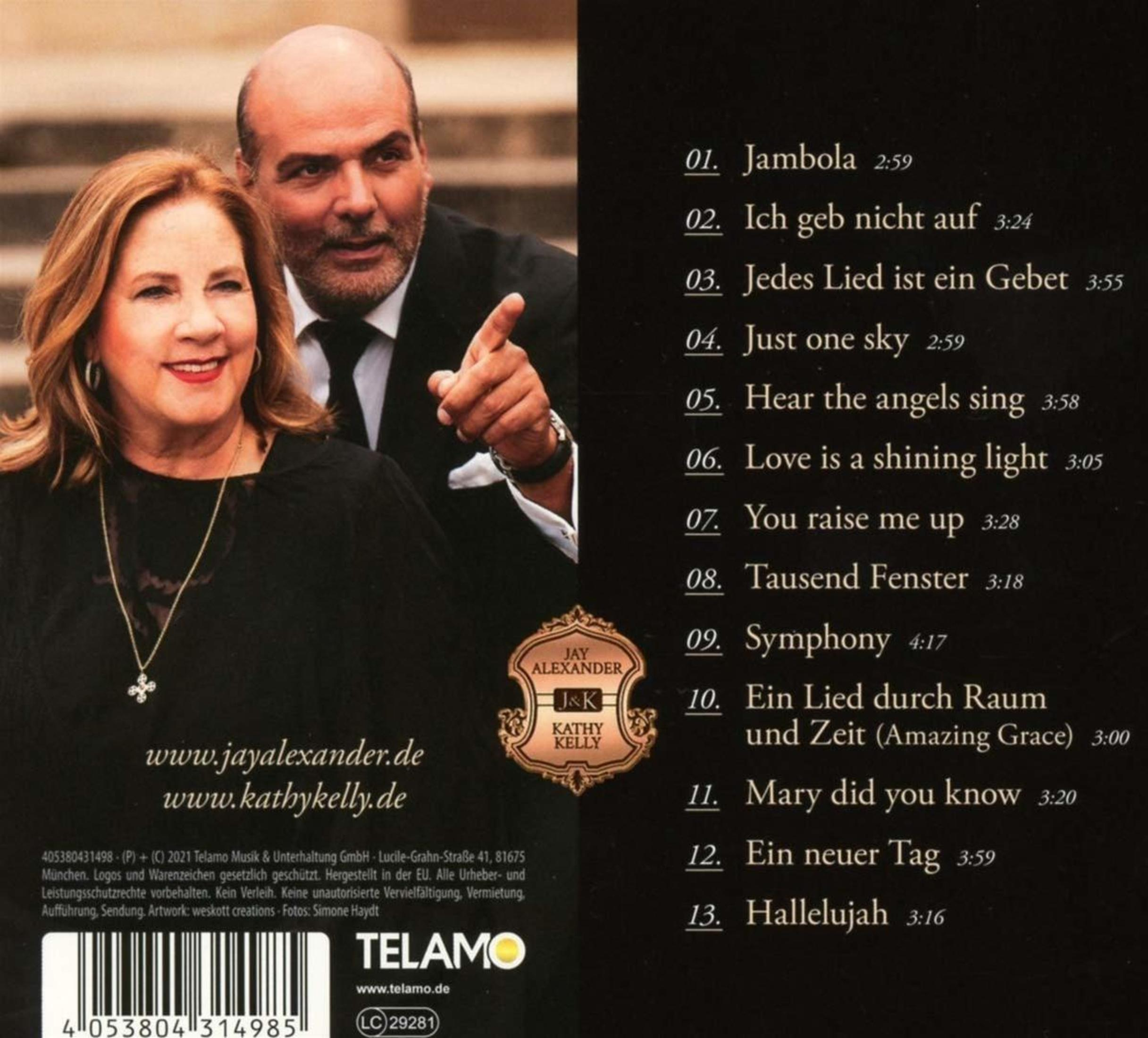 Albumcover mit lächelndem Mann und Frau. Text und Logo sind sichtbar.