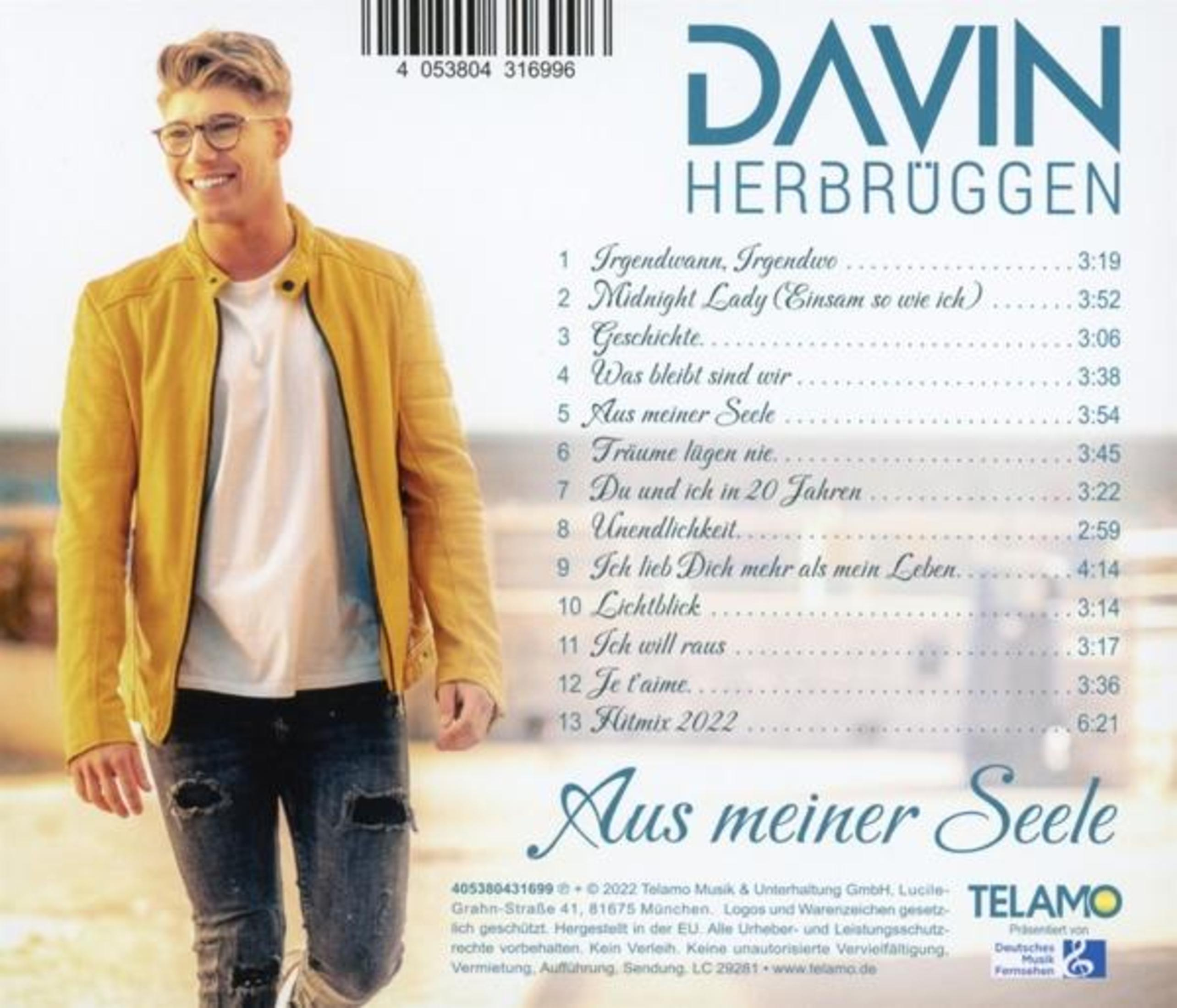 Albumcover. Junger Mann mit Brille in gelber Jacke. Text enthält Künstlernamen und Songtitel.