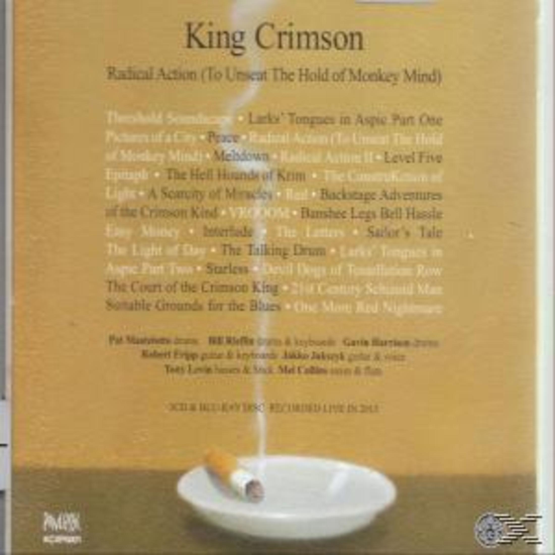 Album cover with band name, song list, and a lit cigarette in an ashtray. The background is a tan color.