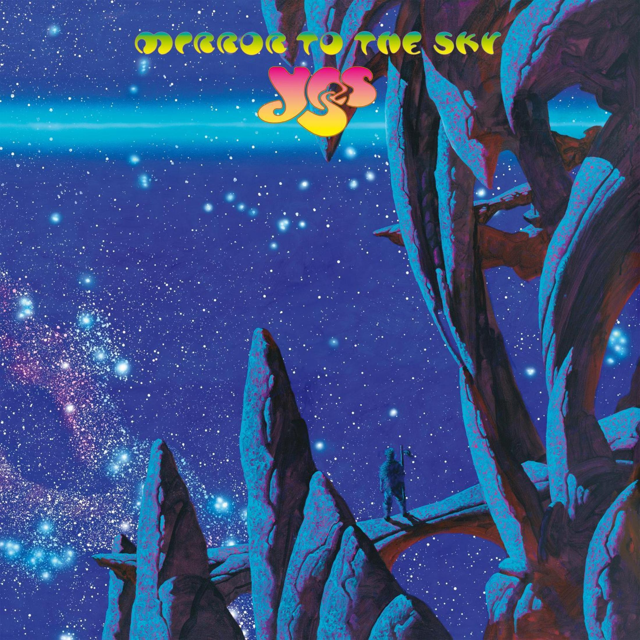 Copertina dell'album. Una figura è in piedi su una formazione rocciosa contro un cielo stellato, con alberi stilizzati.
