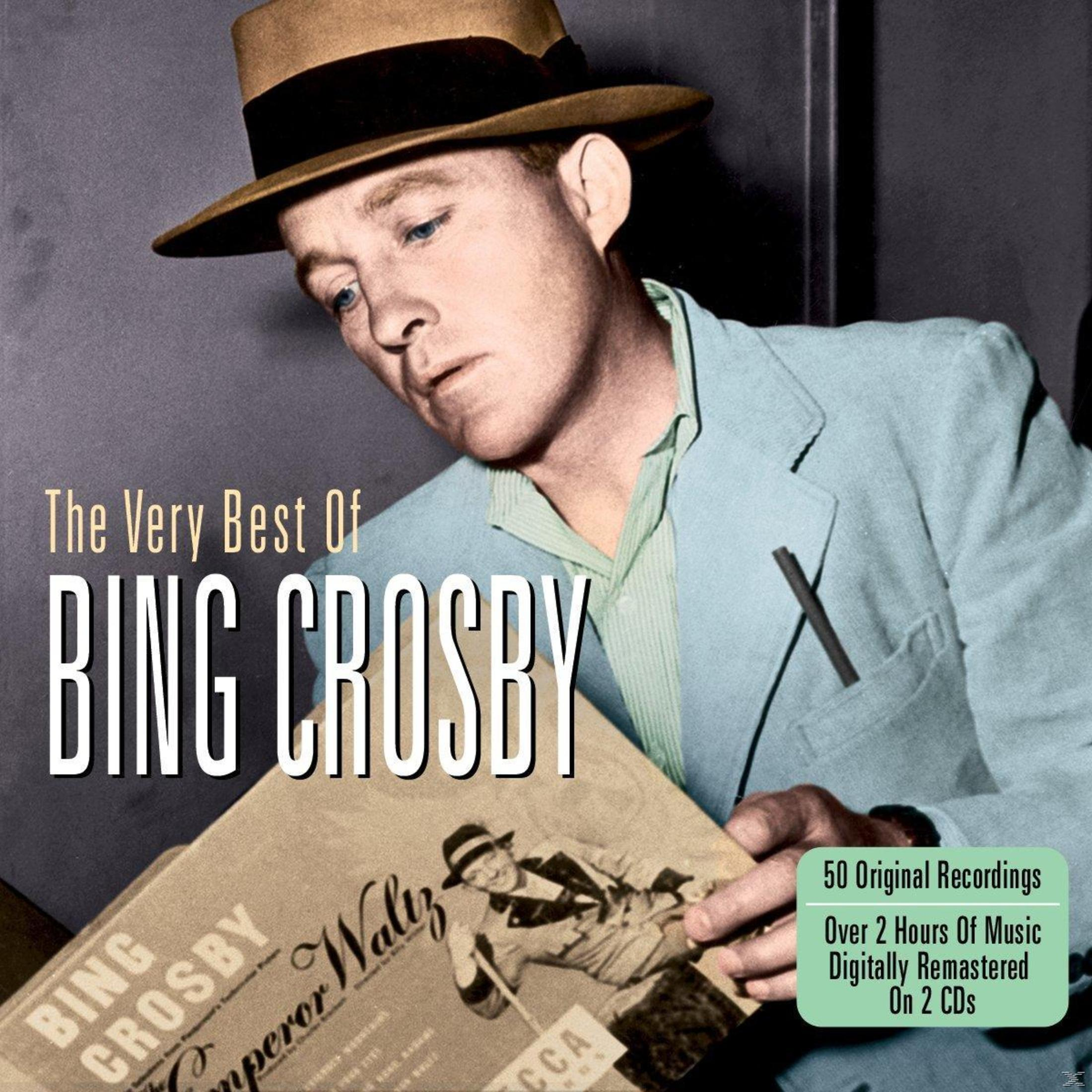 Bing Crosby auf dem Albumcover, mit Hut und Anzug. Das Album trägt den Titel 'The Very Best Of Bing Crosby'.