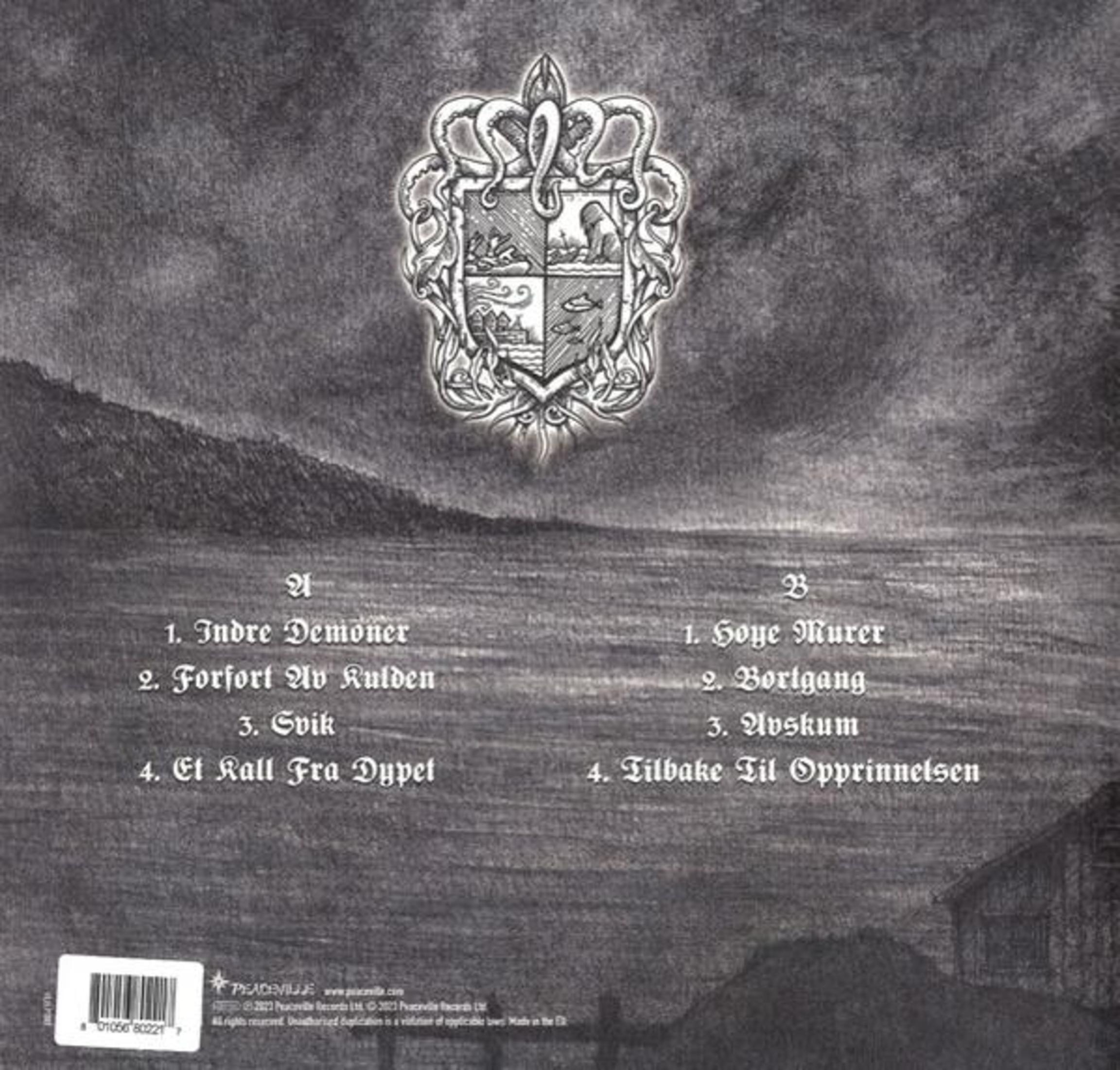Albumcover mit Wappen, Text und Landschaft. Das Wappen befindet sich oben. Text ist in zwei Spalten. Landschaft unten.